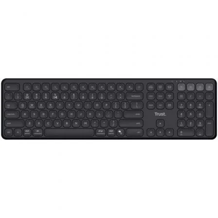 Trust Vaiya Teclado Inalámbrico Multidispositivo Negro